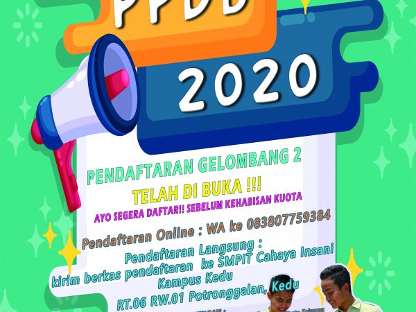 PPDB 2020/2021 di Perpanjang!!!